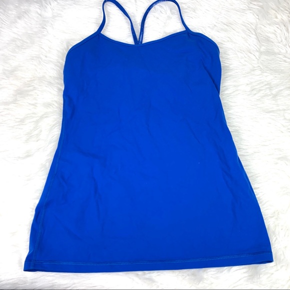 lululemon athletica Tops - Lululemon Power Y Racerback Tank Top Royal Blue